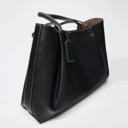 CLIP TOTE BAG, Women's Fashion Luxury Handbag Design, Pure Color Contracted and Single Shoulder Bag, Senior PU Leather Handbags
