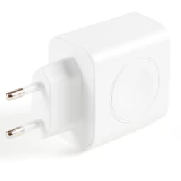 3-in-1 Wireless Charger Compatible with Apple Watch and iPhone, PD20W Charger with 2 Ports USB-C and USB-A Fast Charger Compatib