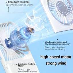 X30 USB Small Fan Outdoor Portable Handheld Fan Ultra-Quiet Slim Folding Mini Desktop Fan