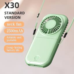 X30 USB Small Fan Outdoor Portable Handheld Fan Ultra-Quiet Slim Folding Mini Desktop Fan
