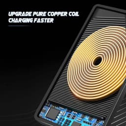 Car Wireless Charger Non-Slip Pad Silicone Fast Charging Wireless Charger for Car for IPhone 15 14 Xiaomi Huawei Samsung S23 S22