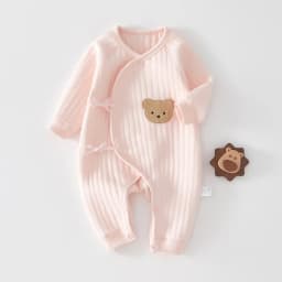 AYNIGIELL Autumn 0-6Months Baby Rompers Newborn Girls/Boys 100%Cotton Clothes of Long Seeve Infant Clothing