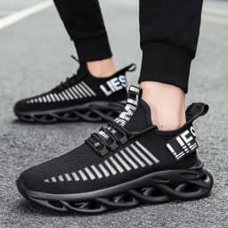 MAEDEF Men Shoes Comfortable Casual Sneakers Breathable Platform Running Shoes Man Mesh Tenis Sport Shoes Waling Tenis Masculino