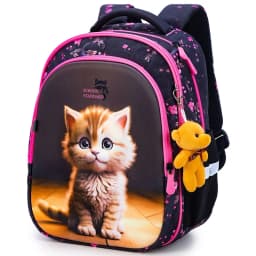 New Cartoon 1-3 Grade School Bags Kids Backpack For Girls 3D Animal Pattern Children Orthopedic Backpack Mochila Infantil