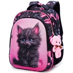 New Cartoon 1-3 Grade School Bags Kids Backpack For Girls 3D Animal Pattern Children Orthopedic Backpack Mochila Infantil