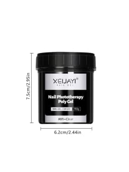 150g Poly Nail Gel UV LED Cured Builder Nail Gel Acrylic Crystal Nail Extension Gel For Nails DIY At Home Salon