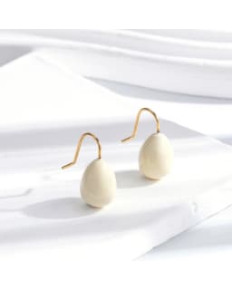 MM Colorful Enamel Water Drop Earrings Summer Y2K Stainless Steel Fashion Sweet Multiple Color Waterproof Jewelry Wholesale