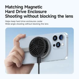 Hagibis Magnetic Cell Phone Cooler Universal Cooling Fan Portable Mobile Phone Radiator for iPhone 17 Pro Gaming Live Streaming