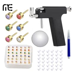 Professional Ear Piercing Gun with 36pcs Earrings Stud for Salon Home Use Ear Piercing Kit