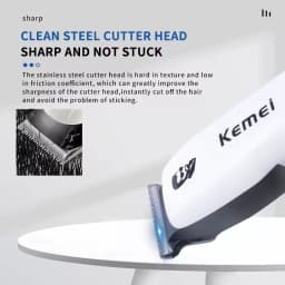 Kemei KM-PG809A KM-PG232 LCD USB Charging Hair Clipper Adjustable Professional Cutting Machine KM-3382 Shaver Trimmer For Men
