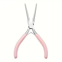 Nail tool pink handle long tip shaping pliers to construct extension Manicure special nail shaping clip