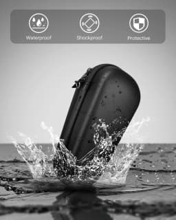 Yinke Waterproof & Shockproof Case for Braun Series 5 and More Electric Shaver, Travel Protective Cover Storage Bag (Case Only)