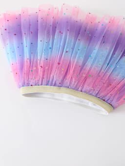 Princess Infant Baby Girls Multi-layer Skirt Short Yarn Tutu Fluffy Skirt Elastic Waist Rainbow Assorted Color A-line Skirts