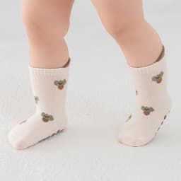 5 Pairs Anti-Slip Adhesive Baby Socks with Cartoon Animal Patterns, Kid's Walking Socks Are Suitable for Daily Wear