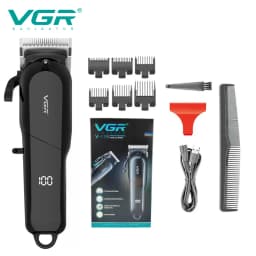 VGR Hair Clipper Hairdressing Salon Professional USB charging Hair Clipper Men's Electric Haircut Rechargeable Hair Clippe V-118