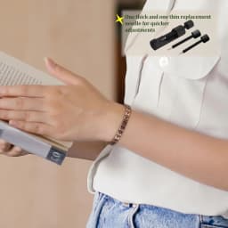 ARADOO Pure Copper Magnetic Bracelet Necklace for Men Women Copper Wristband with 3500 Gauss Magnets Jewelry Gifts