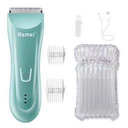 Kemei Km-811 Wet Dry Groin Body Trimmer Face Beard Hair Trimmer Clipper Rechargeable Pubic Ball Electric Shaver Body Groomer