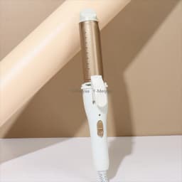 2 IN 1 Gold Negative Ion Dual Use Hair Straightening And Curling Iron Clamp Home Use Hair Styling Tool For All Hair
