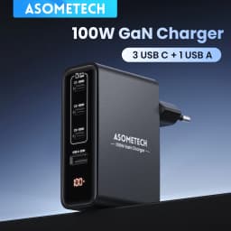 100W Gan Charger 4 Port USB Type C PD3.0 PPS Quick Charge For Macbook Pro Laptop USB Fast Charger For iPhone 17 Xiaomi Tablet