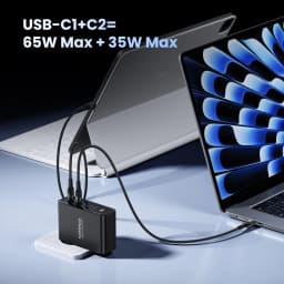 100W Gan Charger 4 Port USB Type C PD3.0 PPS Quick Charge For Macbook Pro Laptop USB Fast Charger For iPhone 17 Xiaomi Tablet