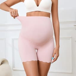 Summer Pregnant Women'S High Waisted Elastic Underwear With Seamless Abdominal Support And Stretch During Pregnancy