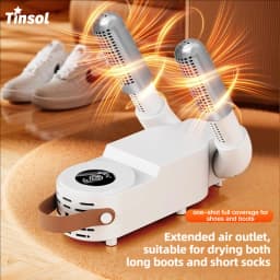 TINSOL New Foldable Touch Screen Shoe Dryer Fast Heating Sterilization Heater Socks Dryer Shoe Hot Air Deodorizing Dehumidifier
