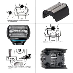 52B Replacement Head Part For Electric Shaver Razors 5090/5190cc,5040/5140s,5030s,5147s,5145s,5195cc,5197cc