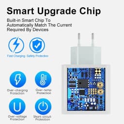 33W Charger QC 3.0 Quick Charging 6A Fast Turbo Charger Mobile Phone Charger Adapter USB Type C Cable For Samsung