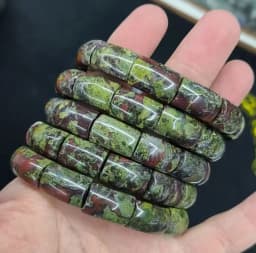 2025 New Natural Red Jasper Obsidian Tigereye Citrine About11*16mm Energy Gemstone Jewelry Bracelet For Women Man Gift Wholesale