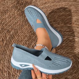 Women's Shoes Summer 2026 Solid-Color Soft-Soled Breathable Opening Ladies' Single Shoes Casual Sneaker Shoes Woman