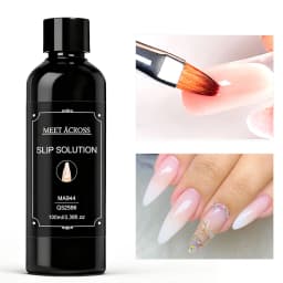 2/9pcs 100ml Nail Liquid Slip Solution Tool Set for Quick Extension Acrylic Nail Gel Nail Extension Nail Art DIY Nail Supplies