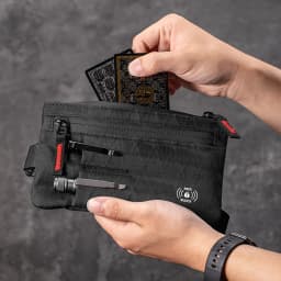 RFID Blocking Small Clutch Hand Bag & Wrist Wallet for Men & Women - Slim -Theft Wallet with Card Holder, Cash Pocket