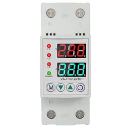 Over Under Voltage Protective Device Digital Display Relay Limit Over Current Protection 220V Household Circuit Breaker 40A/63A