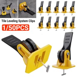 Up 1-50x Tile Leveling System Clips Leveler Spacer Tiling Tool Floor Wall Wrench