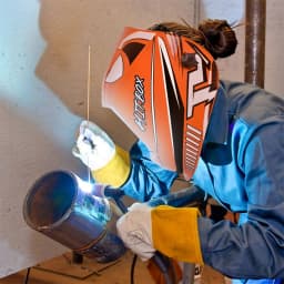 HITBOX Auto Darkening Welding Helmet 3.93x3.14" Super Large View Screen Solar Ture Color Mask Fast Darkening for ARC MIG TIG CUT