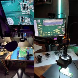 YIZHAN Electronic Microscope For Soldering 48MP/13MP HDMI TYPE-C VGA Video Industrial Inspection Microscope Camera 150X Lens