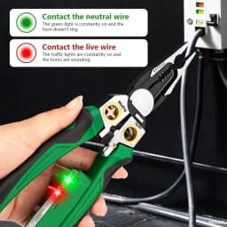 8 In 1 Wire Stripper with Voltage Tester Multi-Function Electrician Pliers Tools