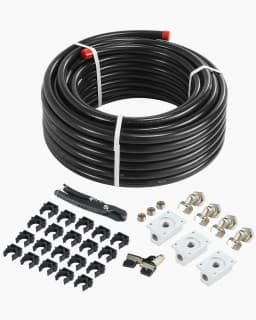 VEVOR Air Compressor Line Kit 100FT/200FT HDPE-Aluminum Compressed Air Piping System Air Line Tubing Kit for Garages Workshop