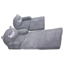 Kids Sofa Foldable Design Soft Breathable Wide Handle Toddler Chair Cartoon Easy To Clean for Sleeping
