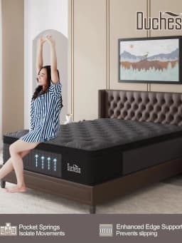Duchess Mattress Queen Double King Single Bed Euro Top Pocket Spring Foam 34cm