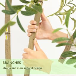 6FT Artificial Olive Tree-Home Office Garden Decoration -Low Maintenance Tree For Year-Round Aesthetic All-Weather Durability