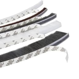 20/10/5Meters Brush Strip Self Adhesive Door Window Sealing Strip Home Door Window Sound Insulation Wind-proof Strip Gasket