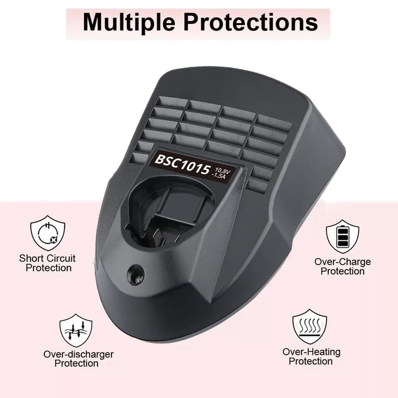 1Pcs BSC1015 AL1115CV Replace Charger for Bosch BC330 BAT411 12V Li-on Battery Charger AL1130CV Suit for 12V Power Tools Battery