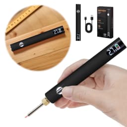 510 Thread Battery Cart Pen Smart Soldering Iron(No Soldering Iron Tip)(Black)