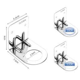 Soap Rack Holder for Shower Soap Bottle Shampoo Holder Gel Bottle S.S304 Wall-M