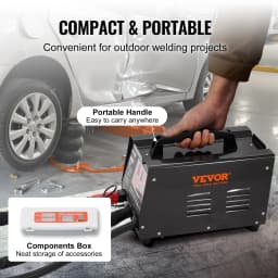 SucceBuy Spot Welder Dent Puller 3 KW Stud Welder Dent Repair Kit w/ 2Welding Guns Auto Body Spot Welding Repair Machine for Car