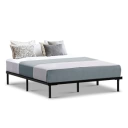 Queen Size Metal Platform Bed Frame Heavy Duty Steel Support No Box Spring Needed Bedroom Furniture
