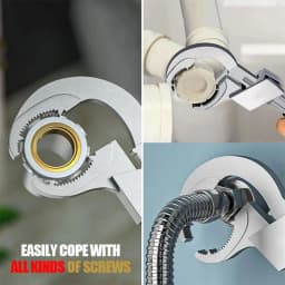 AU Multifunction Adjustable Double-ended Wrench Bathroom Water Pipe Spanner Tool