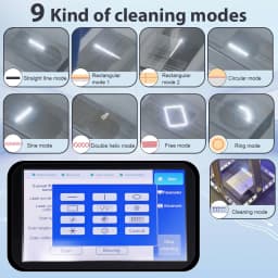 200W/300W Pulse Laser Cleaner Cleaning Machine F254+F160 both lens Air-cooled Laser Oil/Paint Rust Remove