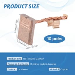 Replacment CB440 Carbon Motor Brushes For CB-440 / CB-436/195021-6/194427-5/194159-4 BTS130RFE DCPB16